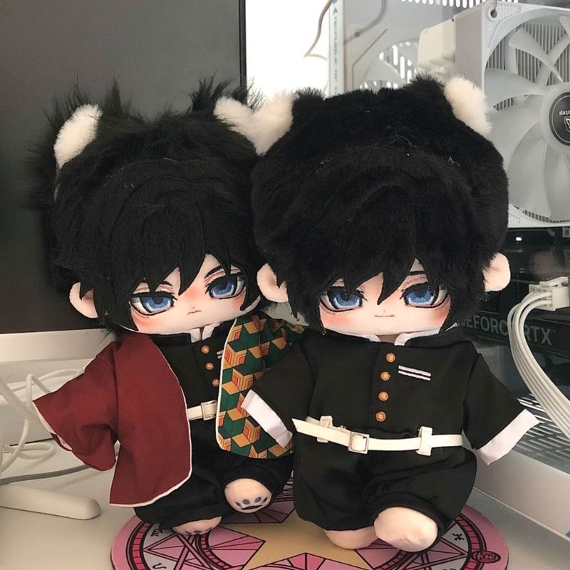 【พร้อมส่ง】demon slayer figure plush doll plushie Demon Slayer ของแท้ Tomioka Giyuu Attibute 20 ซม.ตุ