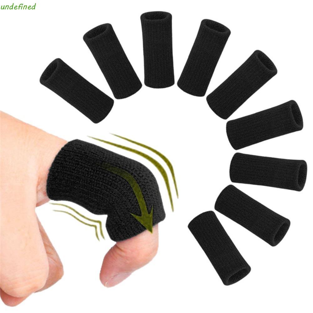 JARREDIW แขนนิ้วมือสนับสนุน Finger GUARD 10 ชิ้นสนับสนุน Finger GUARD ยืดหยุ่นสําหรับบาสเกตบอลเทนนิส