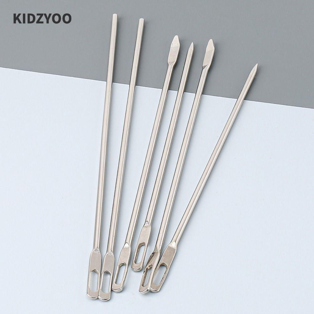 KIDZYOO ด้ายง่าย, เครื่องมือมืออุปกรณ์เย็บผ้าเข็มด้ายเข็มขัด, DIY โครเชต์หัตถกรรมสายยางยืดเชือกเกลียวคลิป