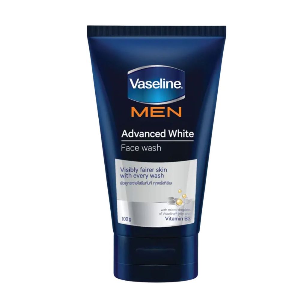 วาสลีน เมนแอดวานซ์ไวท์เฟซวอชวิตามินบี3 (Vaseline Men Advanced Bright Face Wash Vitamin B3 100g.)