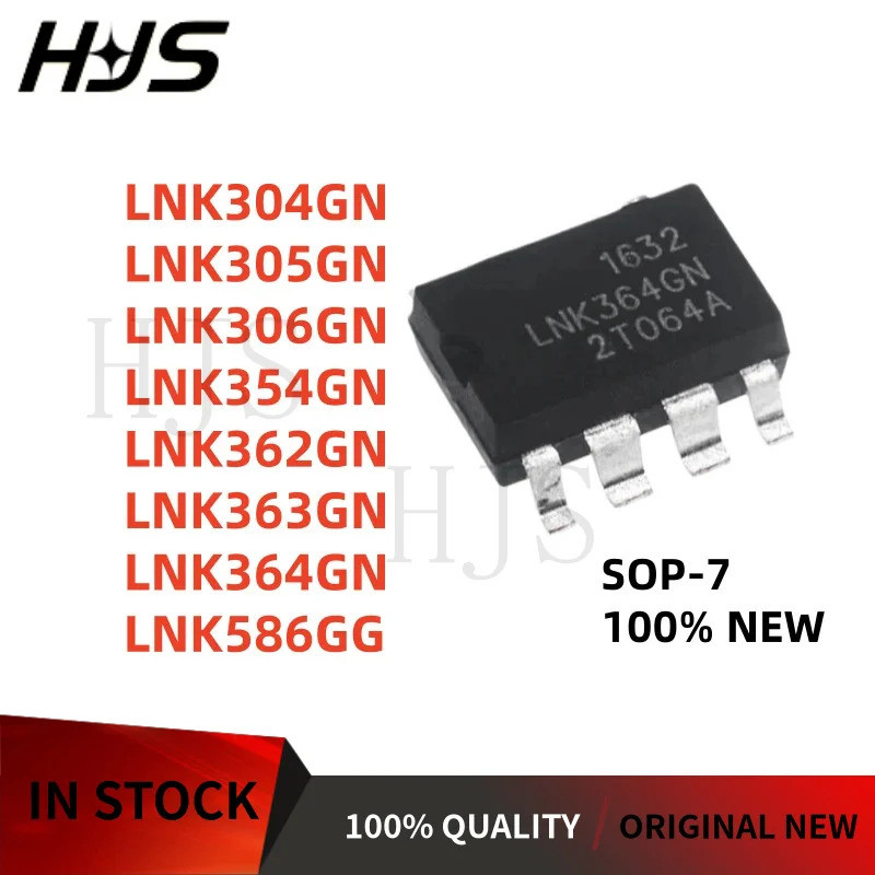10 ชิ้น 100% ใหม่ LNK363GN LNK354GN LNK304GN LNK305GN LNK586GG LNK364GN LNK306GN LNK362GN SOP-7 ชิปจ