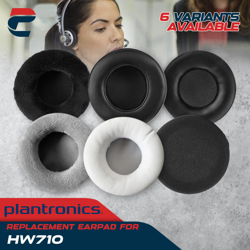 แผ่นรองหูฟังโฟม Pad Plantronic HW710 HW 710 HW-710 แผ่นโฟม