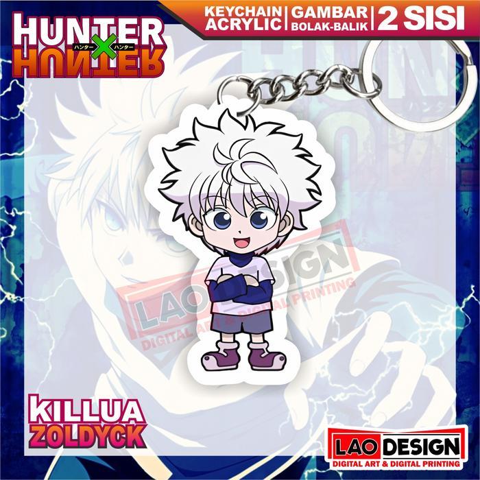 Gantungan Kunci KILLUA Hunter X Hunter - พวงกุญแจอะนิเมะ - พวงกุญแจ