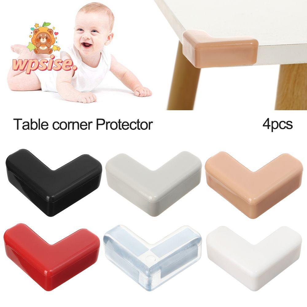 WPSISE 4 ชิ้น Corner Guards Baby Safety Soft Table Corner Protector