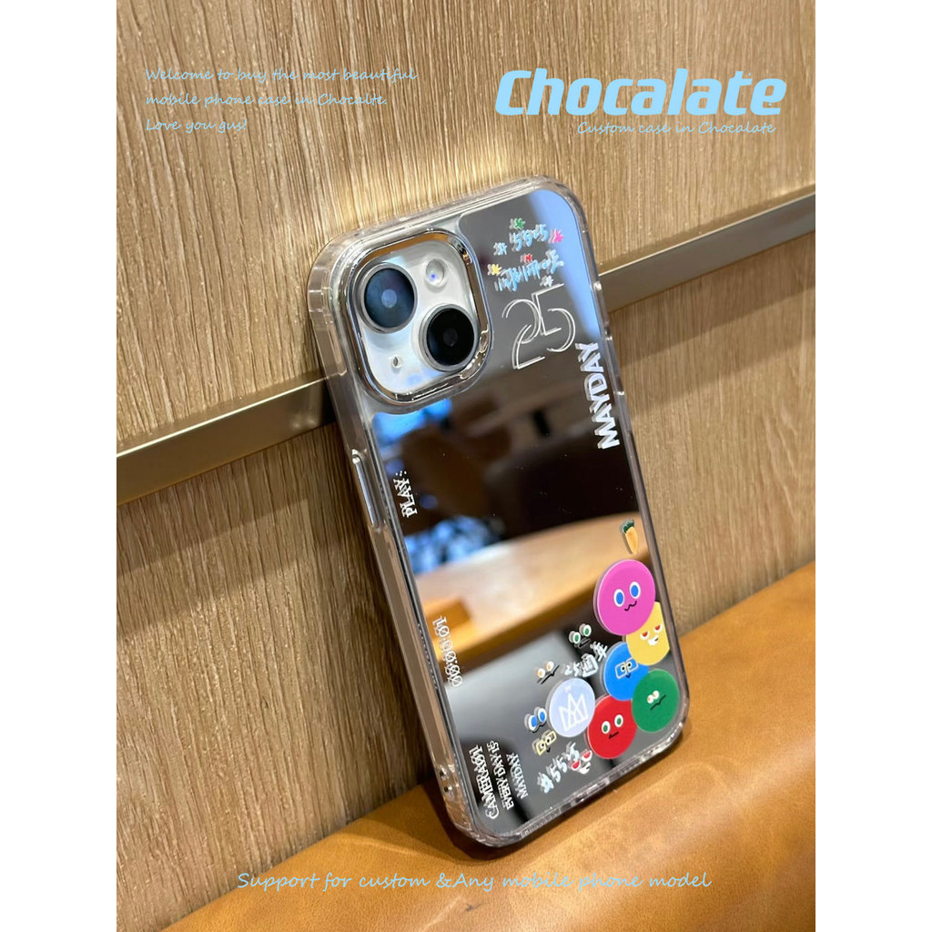 เคส vivo y200 เคส vivo y200 5g คอนเสิร์ตเปลือกหอยอัจฉริยะ ins Mirror oppo Apple