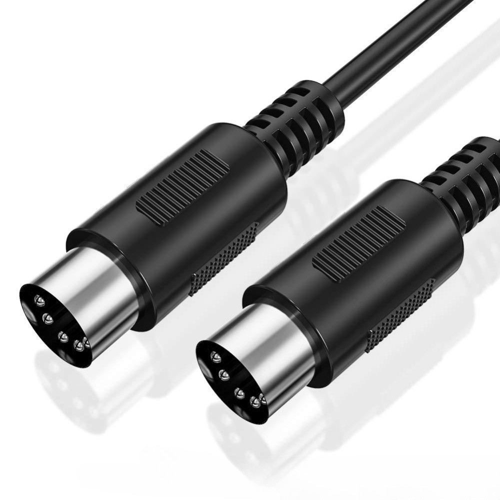 MIDI DIN 5PIN ชายชายสาย MIDI 5 Pin DIN ปลั๊ก 5 Pin DIN Audio Extension ชายสาย Din-5pin M/M ความยาวอะ