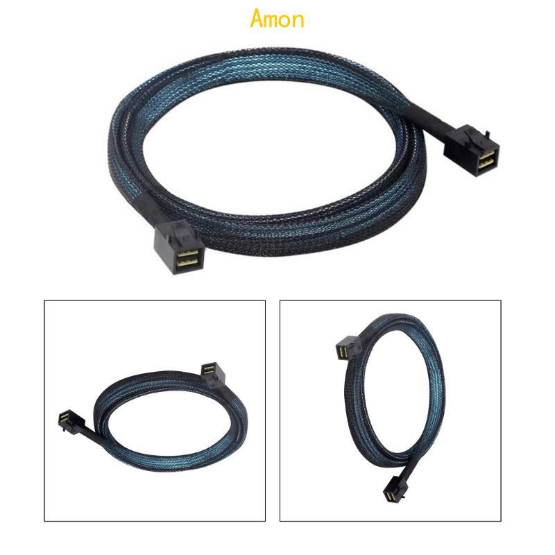 อะแดปเตอร์สายเคเบิล Amon SFF 8643 ถึง SFF 8643 เหมาะสําหรับการใช้งาน PC และ Office