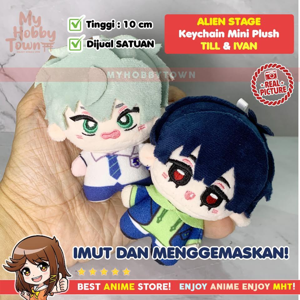 GANTUNGAN Mini Alien Stage พวงกุญแจตุ๊กตา - Ivan & Till พวงกุญแจมินิตุ๊กตา Plushie คุณภาพน่ารัก
