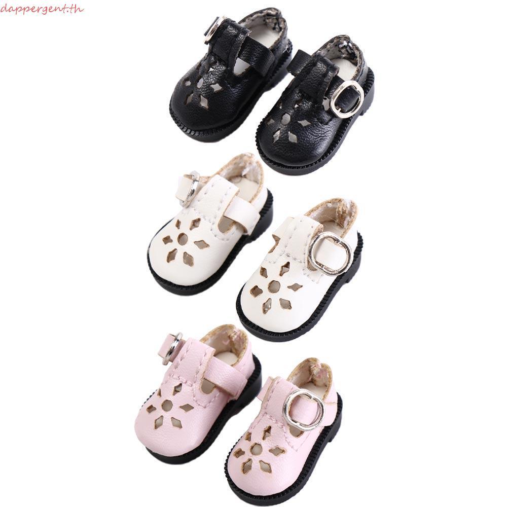DAPPERGENT Mini Casual Shoes Mini Leather Dolls Shoes Clothes Accessories ของเล่นเด็ก Blythes Doll T