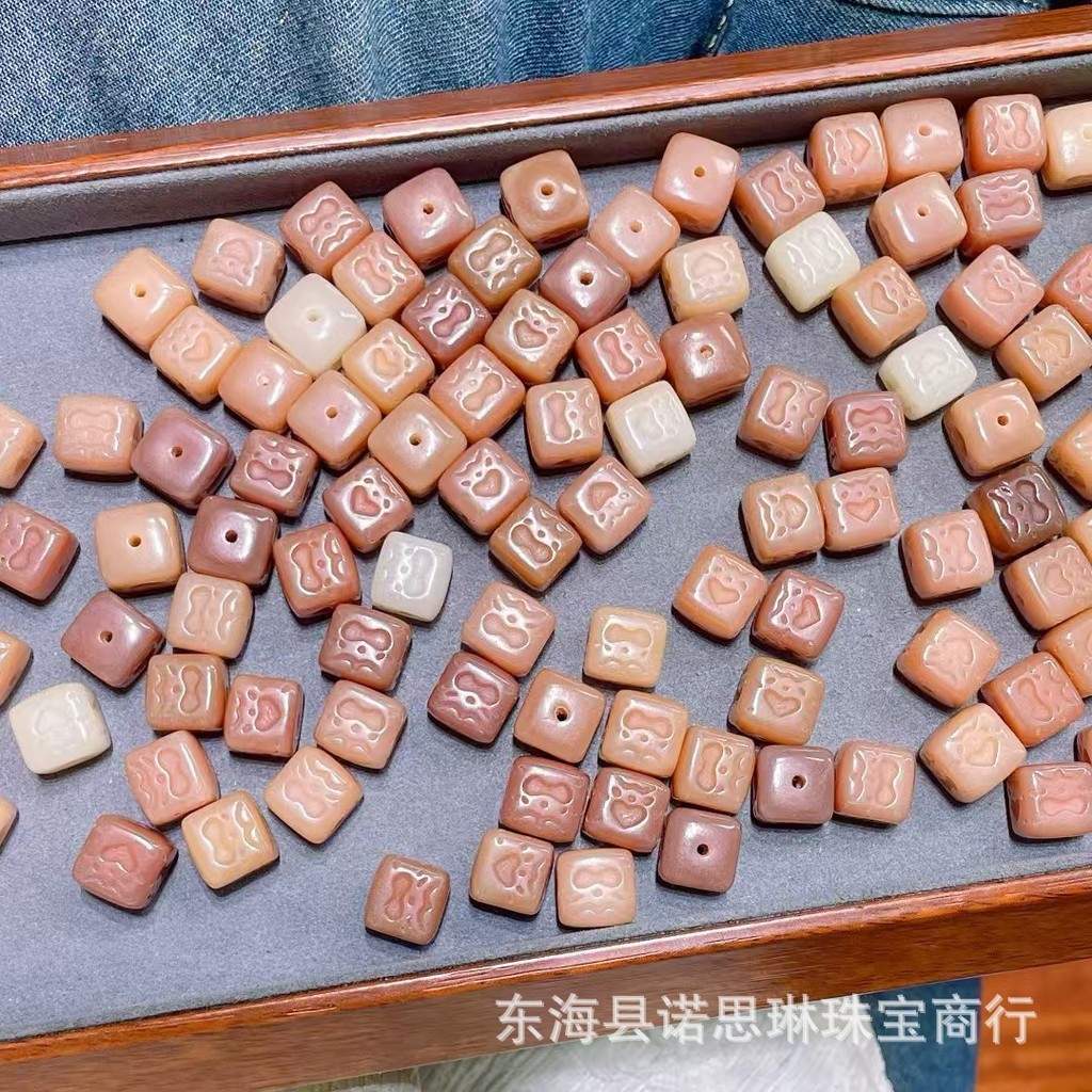 Bodhi Root Joyful Wrath Sad Emoticon Pack diy อุปกรณ์เสริมสร้อยข้อมือทอมือสร้อยคอสร้อยข้อมือลูกปัดอุ