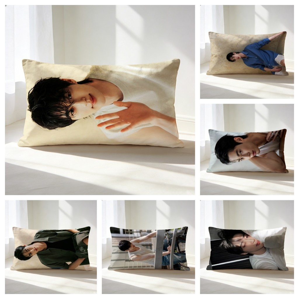Byun Woo Seok ปลอกหมอน - ปลอกหมอนอิงซิปทนทาน - สําหรับตกแต่งห้องนอนโซฟาหน้าแรก (ไม่มีแกนหมอน)