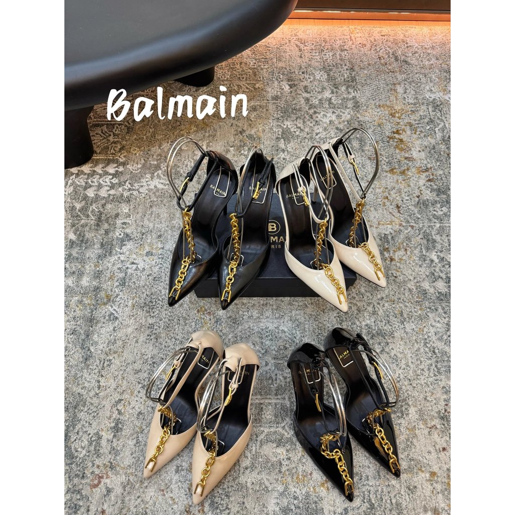 2026.2.24-10 ซม. รองเท้าส้นสูง Balmain Balmain