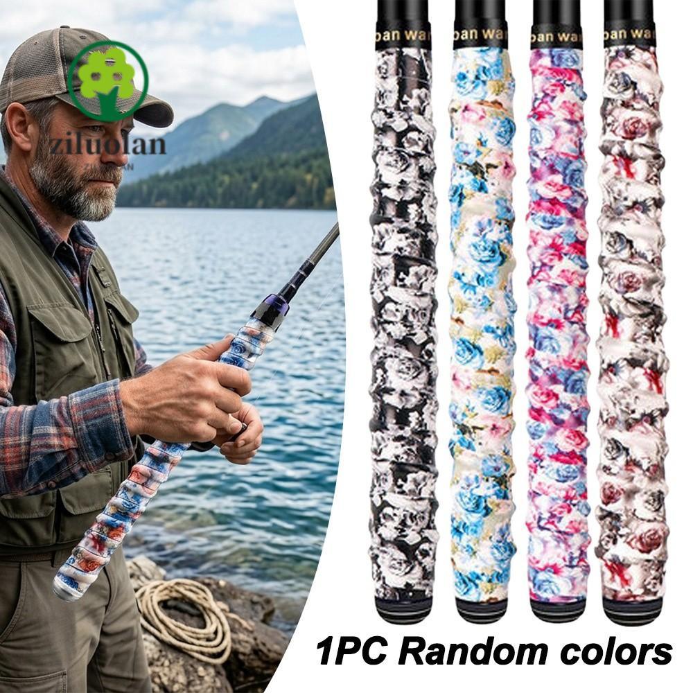 ZILUOLAN เทปพันด้ามแบดมินตัน, PU กันกระแทกแบดมินตัน Overgrips, ดูดซับเหงื่อทนต่อการสึกหรอ Thicken Rod เทปเหงื่อกีฬากลางแจ้ง