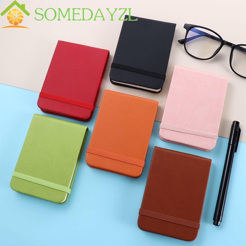 SOMEDAYZL Pocket Notebook Stationery Agenda รายเดือน Study Work Daily Planner Memo Pads Mini Noteboo