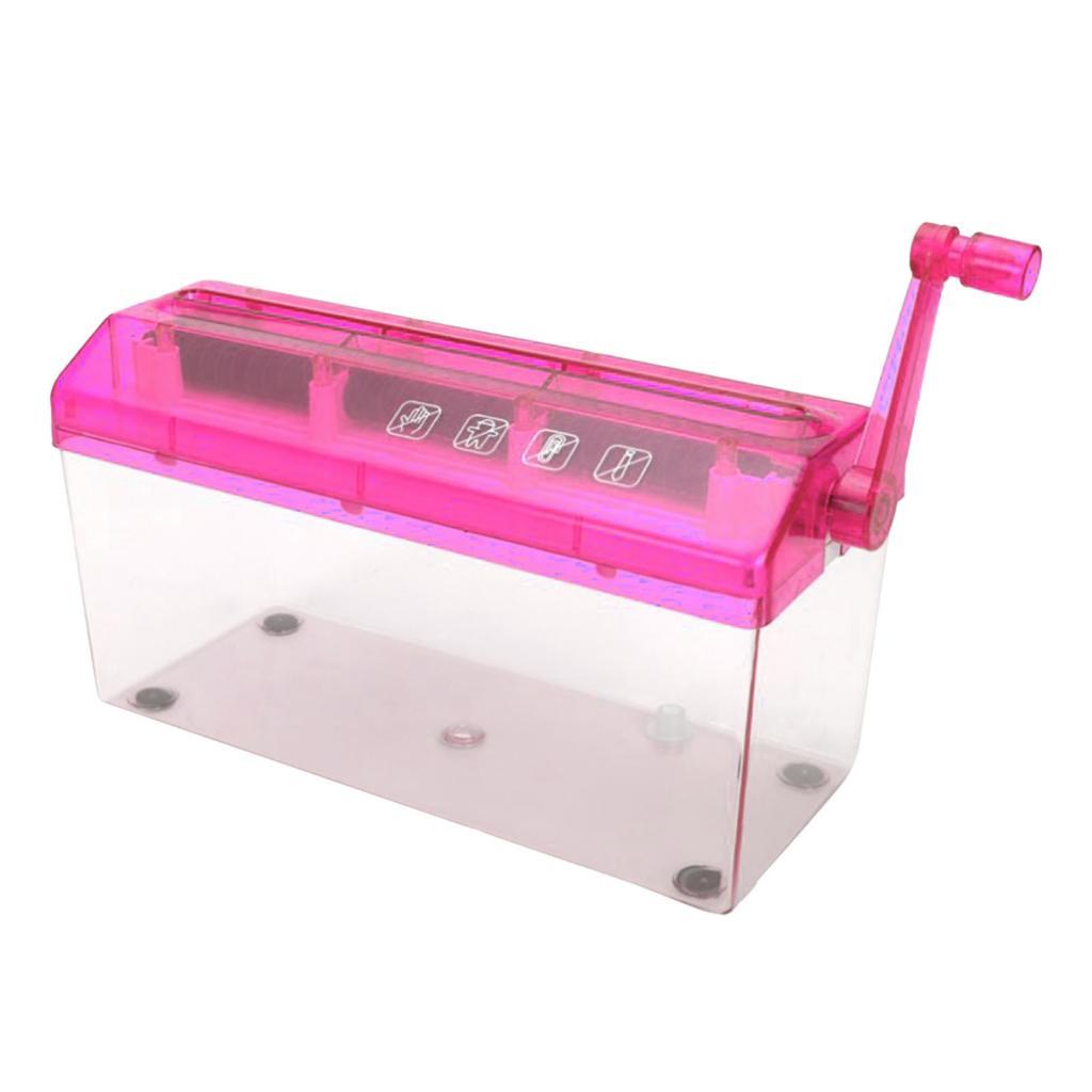 เครื่องทําลายเอกสาร ufriend Manual สําหรับ Office Better Control Operation (สีดํา)