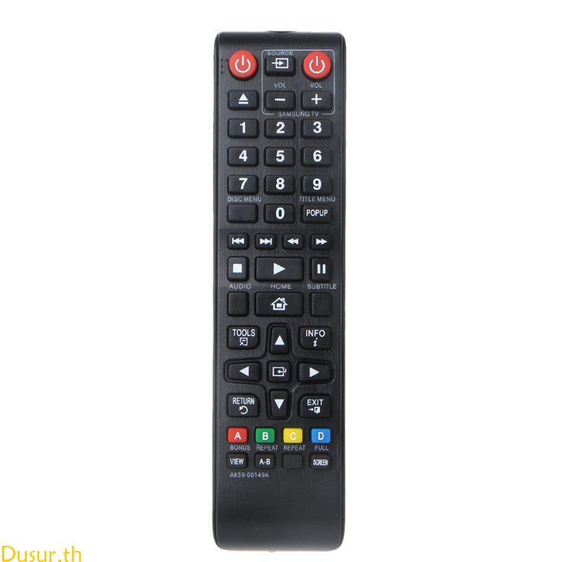 Dusur รีโมทคอนโทรลสําหรับ BluRay Player BD-F5100 BD-F5500 BD-JM59 BD-E5200 BD-H5500 BD-J4500 BD-J570