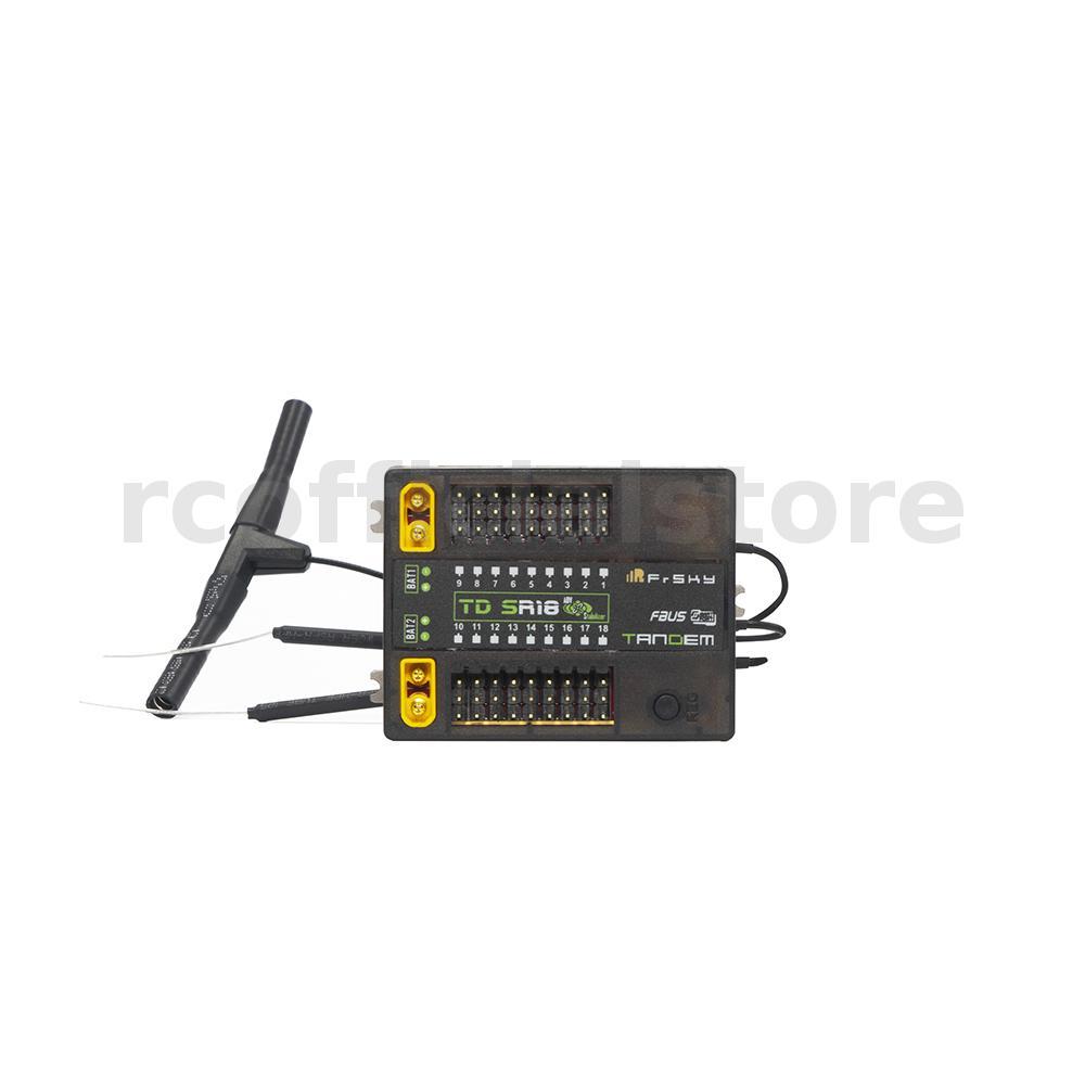 FrSky Tandem TD Series TD SR18 2.4GHz/900MHz 18CH Dual-Band Long Range RC Receiver พร้อมเสาอากาศ Tri