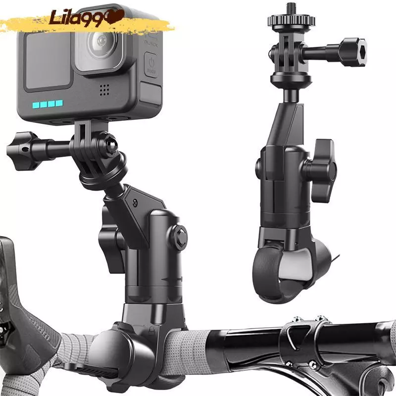 ที่ยึดแฮนด์จักรยานมอเตอร์ไซค์สำหรับ Insta 360 X2 X3 X4 / GoPro 12 11 10 / DJI