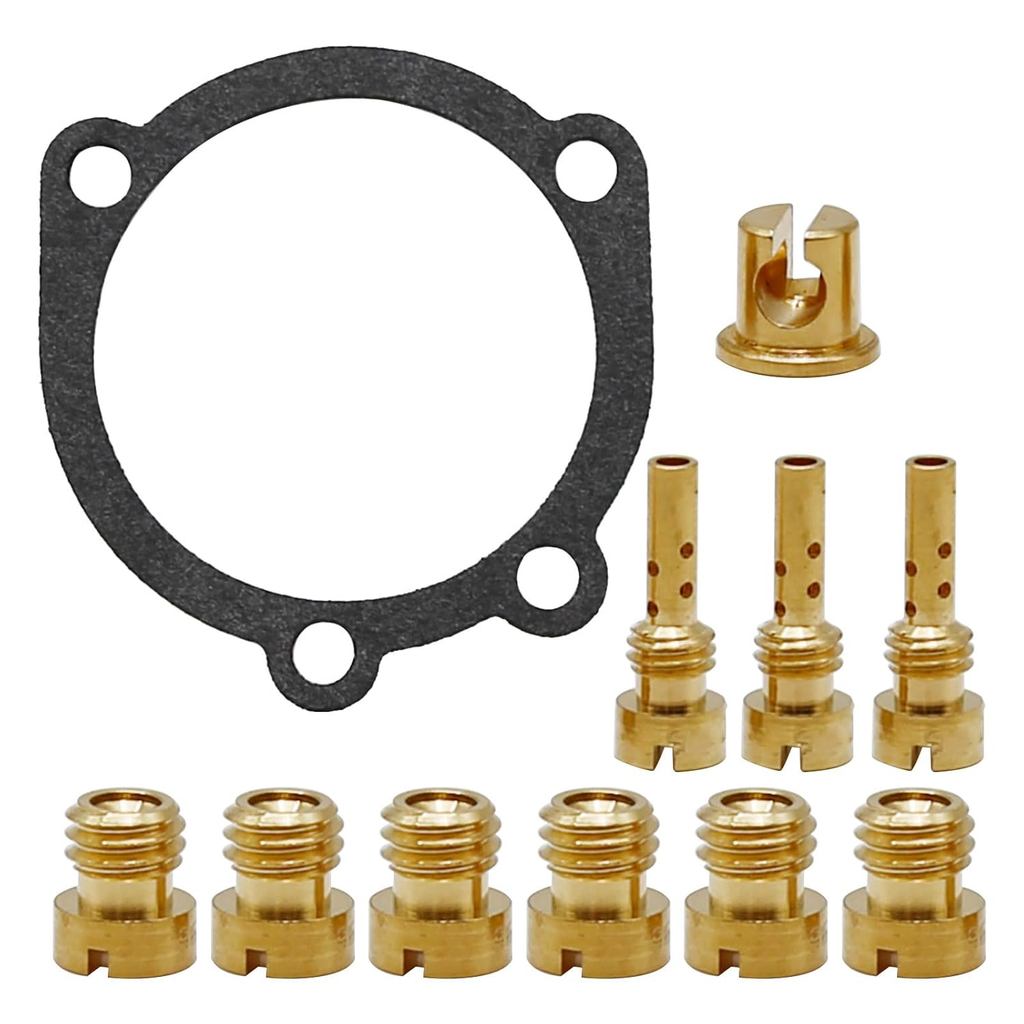 คาร์บูเรเตอร์ Jet Kit สําหรับ CV40 คาร์บูเรเตอร์หลัก Jets ช้า/นักบิน Jets และปะเก็นเปลี่ยน 42 45 48 