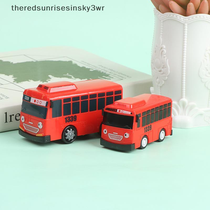 (the) 4PCS Tayo The Little Bus การ์ตูนดึง Ba รถของเล่นชุดเด็กการศึกษาของขวัญ (TH)