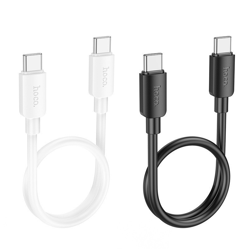 Hoco X96 สายชาร์จ Type C to Type C ยาว 25cm รองรับการชาร์จเร็ว 60W
