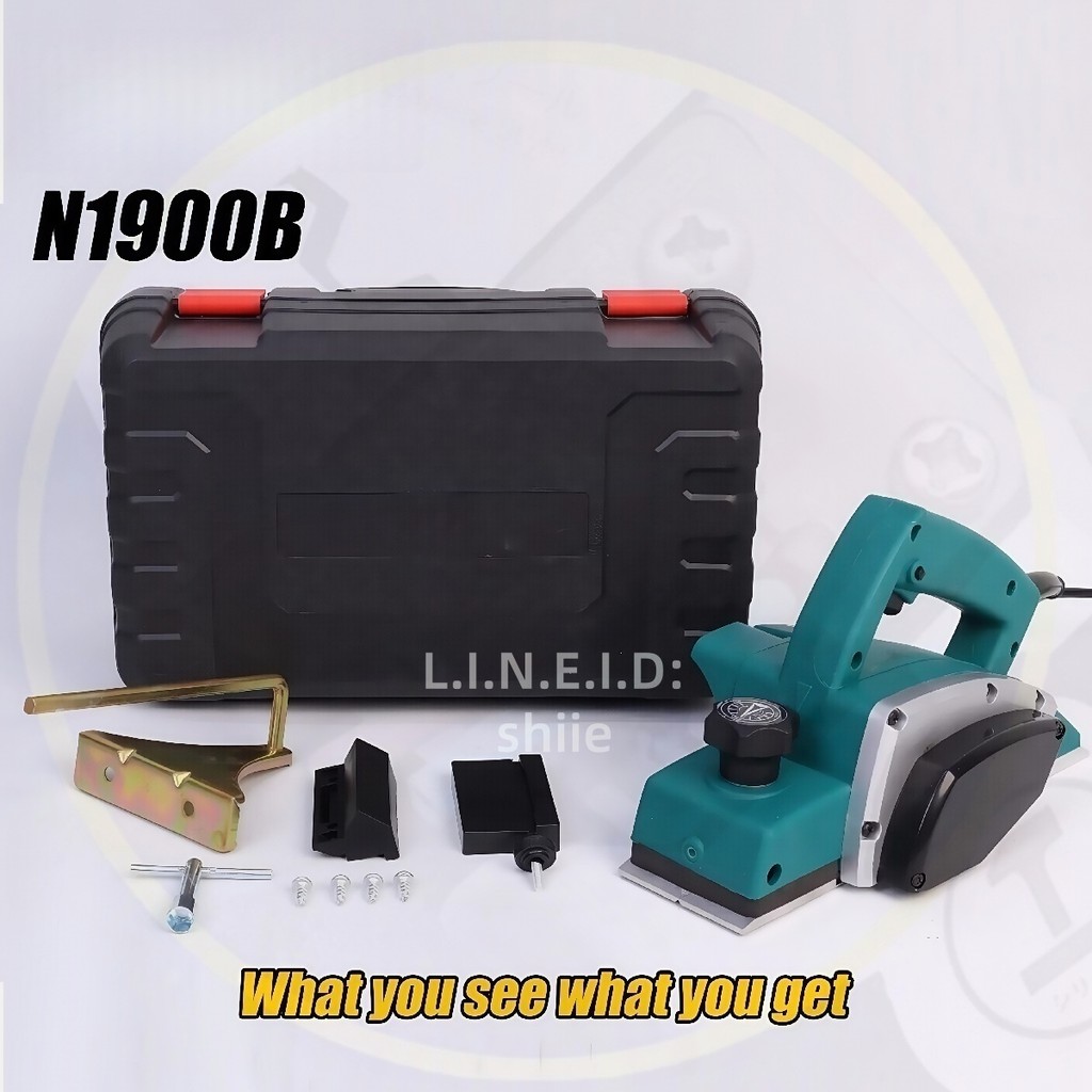 กบไสไม้ไร้สาย 18V 82 มม. กินลึก 3 มม. 12,000 RPM