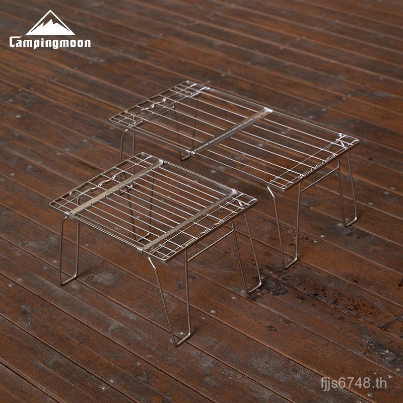 Camping Man ชั้นวางบ้านพับได้สแตนเลสอเนกประสงค์ Retractable Kehua ชั้นวางหม้อชั้นวาง fd-22 LTL2