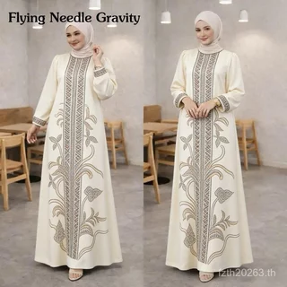 2026 ลาย Kurung Dress พิเศษ Gamis ออกแบบโดย FNG สีสดใส ไฮไลท์ Body Shape & Elegance เสื้อคลุมคุณภาพพรีเมี่ยมราคาไม่แพง