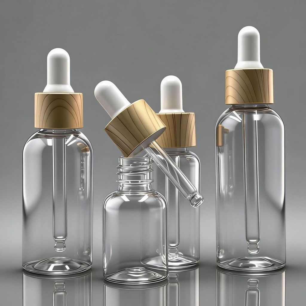 30/50/60ml ขวดน้ํามันหอมระเหยพลาสติกขวดเปล่าขวด Dropper เครื่องสําอาง Essence Dropper Sub-bottling P