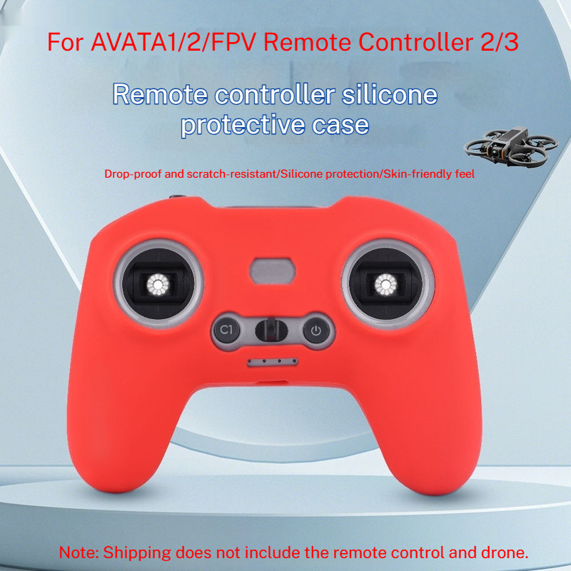 สําหรับ DJI FPV Combo Racing Drone Lanyard Avata 2 ฝาครอบป้องกันเคสซิลิโคนรีโมทคอนโทรลอุปกรณ์เสริม