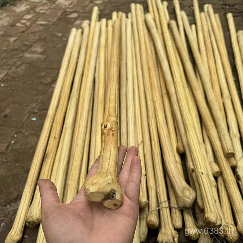 วัสดุมังกรขายส่งแห้ง Crutches Log Pole ตรงปีนเขาไม้แผนที่ 2.5-3 ซม.Dropping Stick Whip หก Sticks Tai