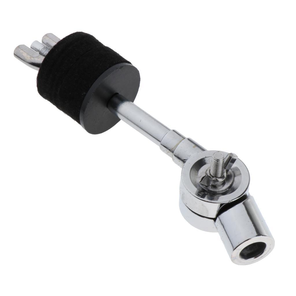 [zcinns] Mini Cymbal Stack Holder Drum Cymbals Attachment Silver Cymbal Stand Arm Mount for Percussi