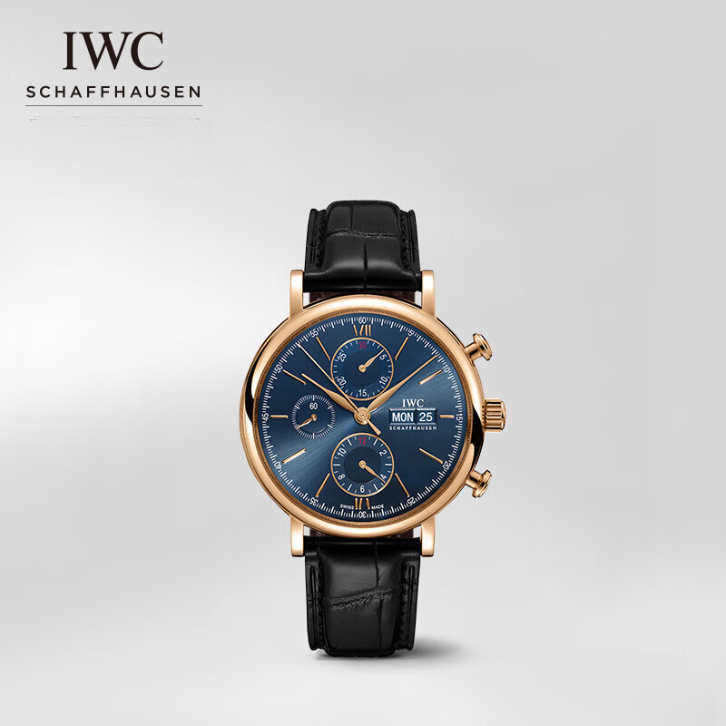 IWC (IWC) Botao Fino Series Chronograph Mechanical Watch Swiss Watch Male Blue
