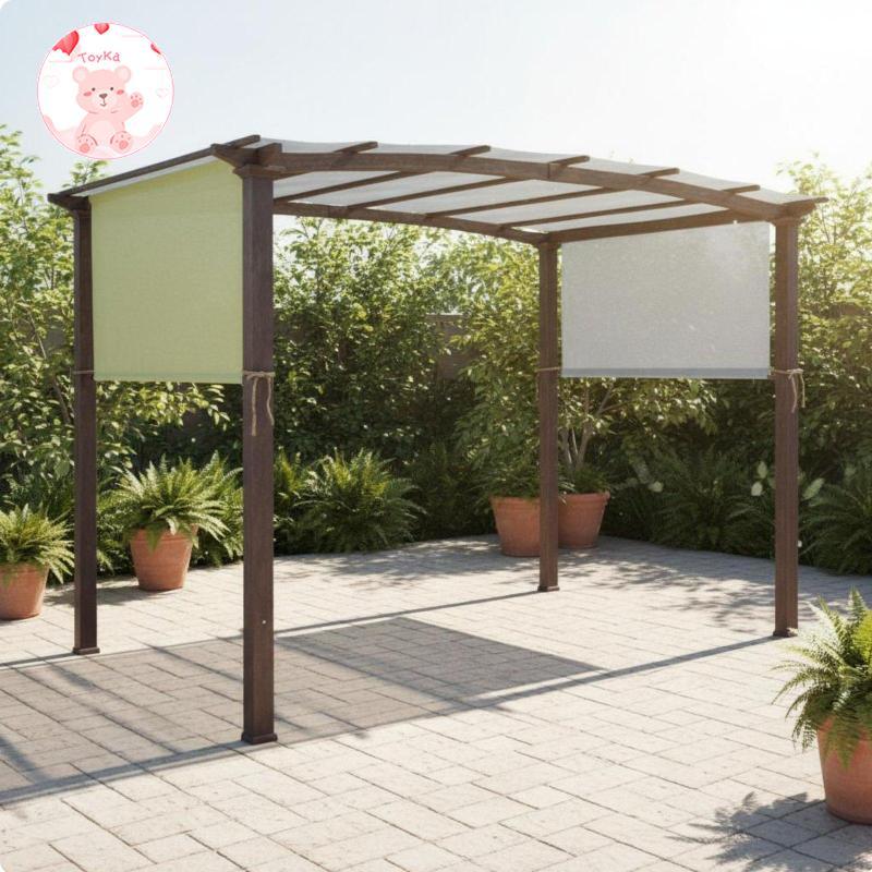 [Whbadguy] Replacement Pergola Canopy Protection Pergola Panel Four-Season Use Outdoor Gazebo Cover 