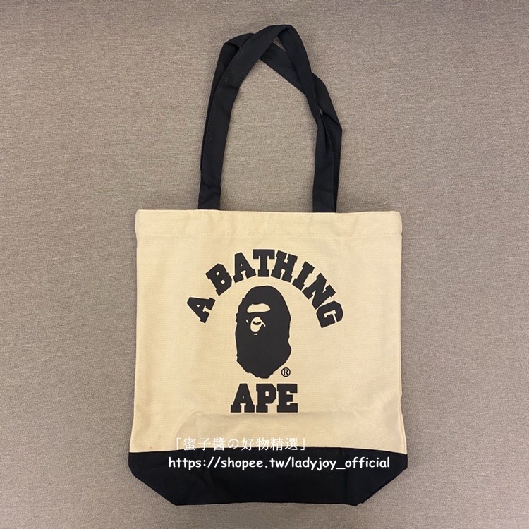 EA8 BAPE Magazine Appendix Ape-Man Head Street Wear Canvas Tote Bag Shoulder Men Women