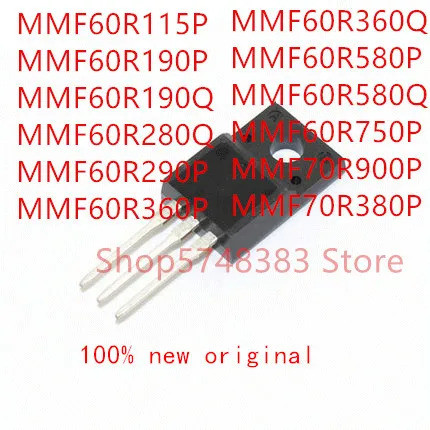 5PCS MMF60R115P MMF60R190P MMF60R190Q MMF60R280Q MMF60R290P MMF60R360P MMF60R360Q MMF60R580P ทรานซิส
