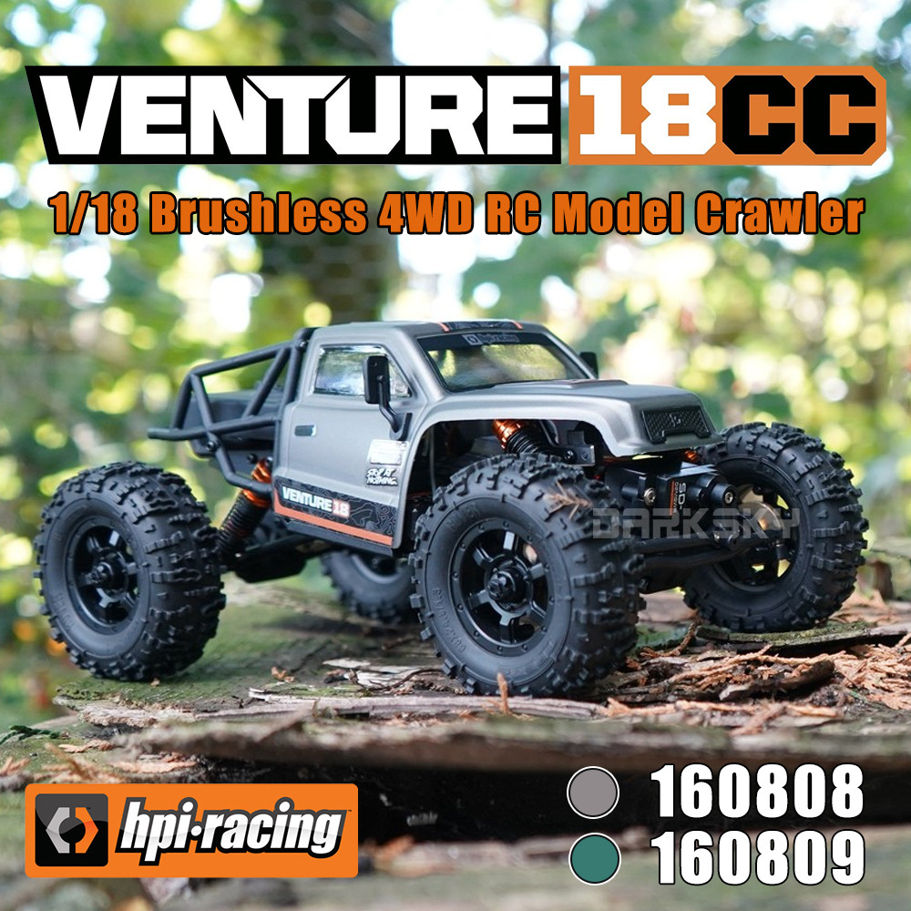 HPI 160808 / 160809 VENTURE 18 CC Brushless 4WD RC Road Crawler 1/18 RC รีโมทคอนโทรลไฟฟ้ารุ่นรถผู้ให
