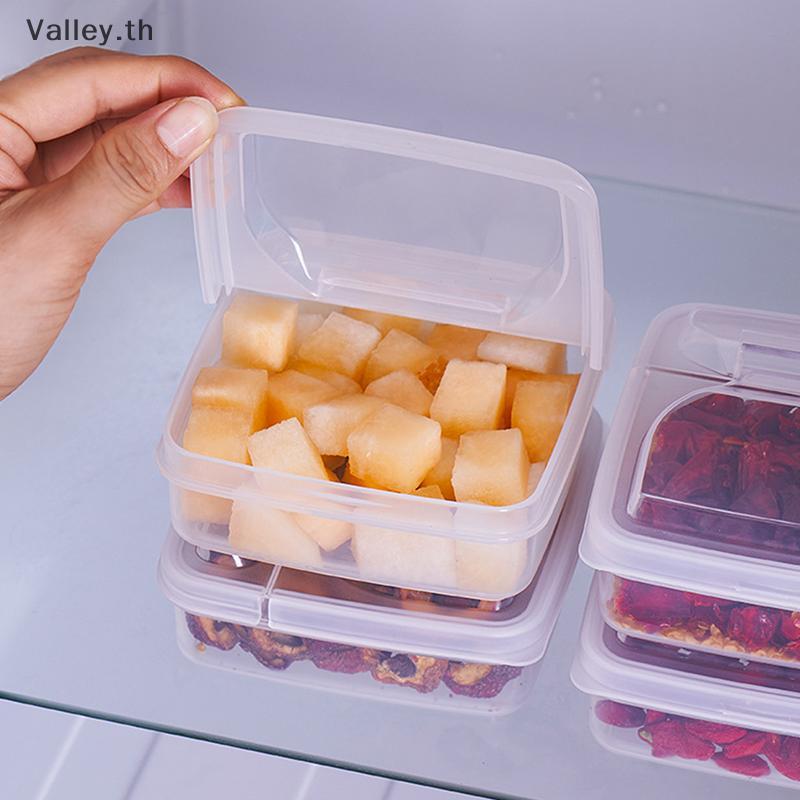 [Valley] กล่องเก็บเนยชีสตู้เย็นแบบพกพากล่องเก็บของสด TH