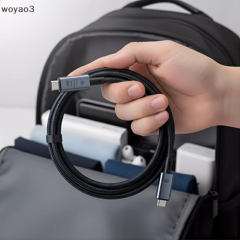 [WY3] 240W สาย USB C ถึง USB C PD 3.1 ชาร์จเร็ว 40Gbps การถ่ายโอนข้อมูล 8K 60Hz วิดีโอสําหรับ Pro [V