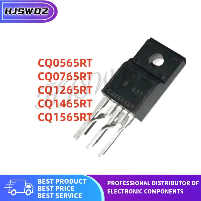 10PCS CQ1465RT CQ1265RT CQ1565RT CQ0765RT CQ0565RT Switching power supply หลอด TO-220F mos ชิป ic ND