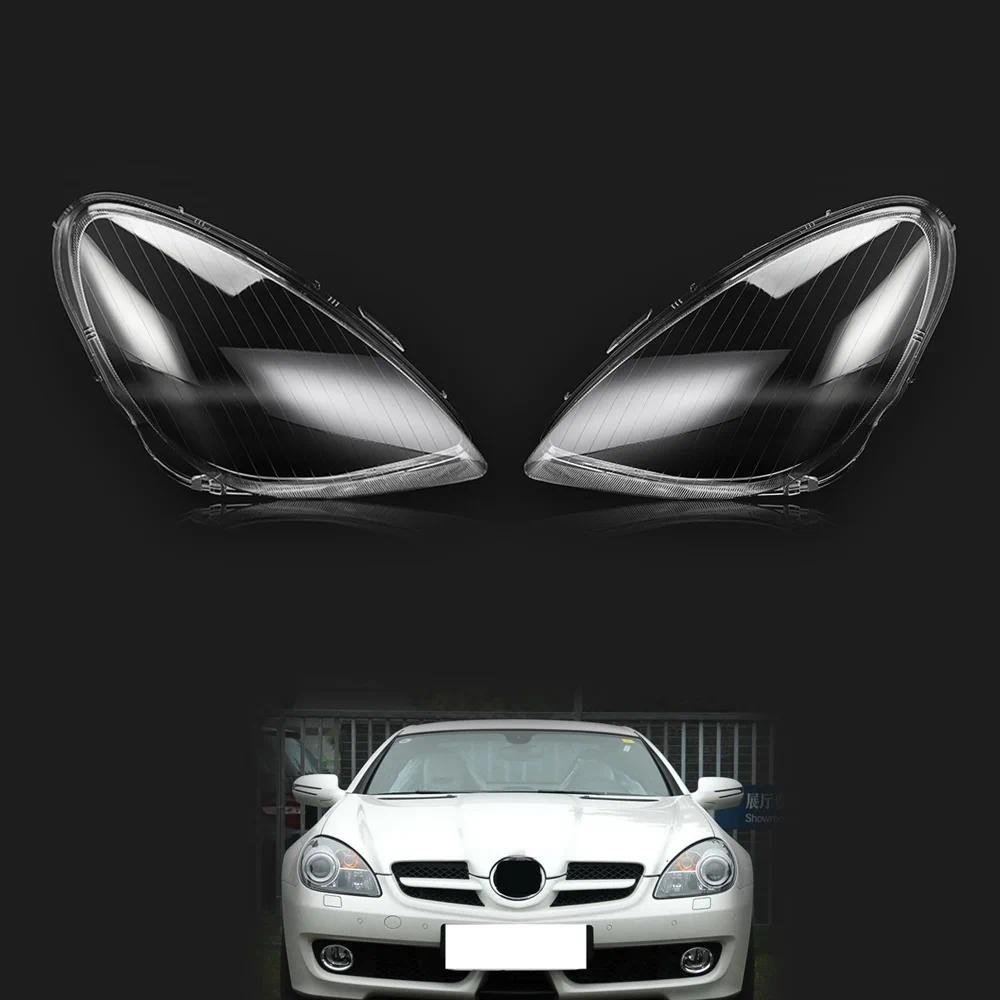 สําหรับ Mercedes-Benz SLK W171 280 SLK300 SLK350 2004-2010 ไฟหน้ารถเลนส์โคมไฟไฟหน้า Shellauto ชิ้นส่