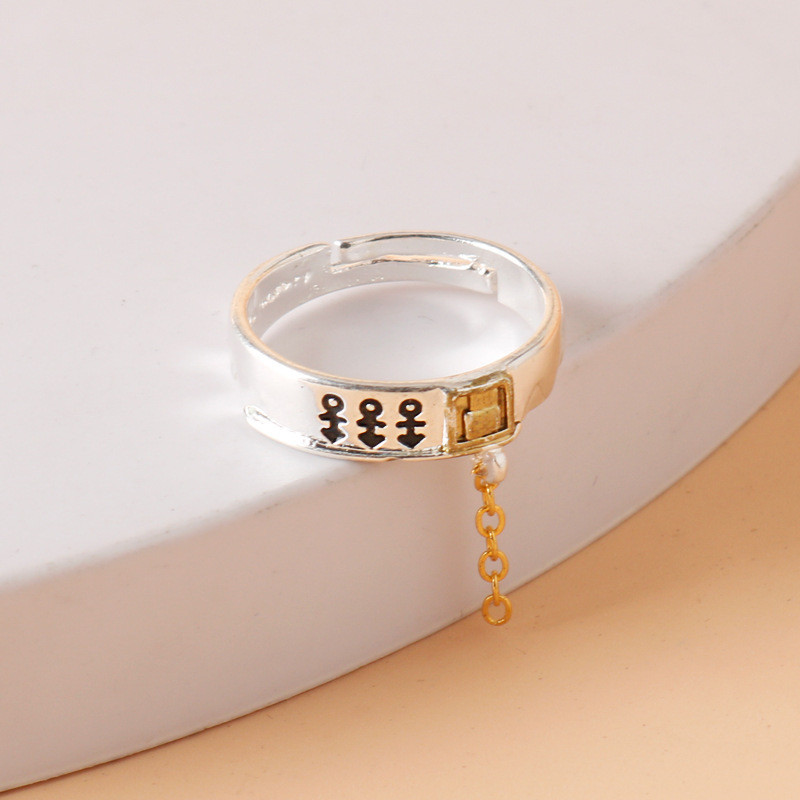 Spot Goods#Hot Sale JOJO Bizarre Adventure Ring: The Eternal Diamond, Jotaro Kujo's Hat gold Palm Ri