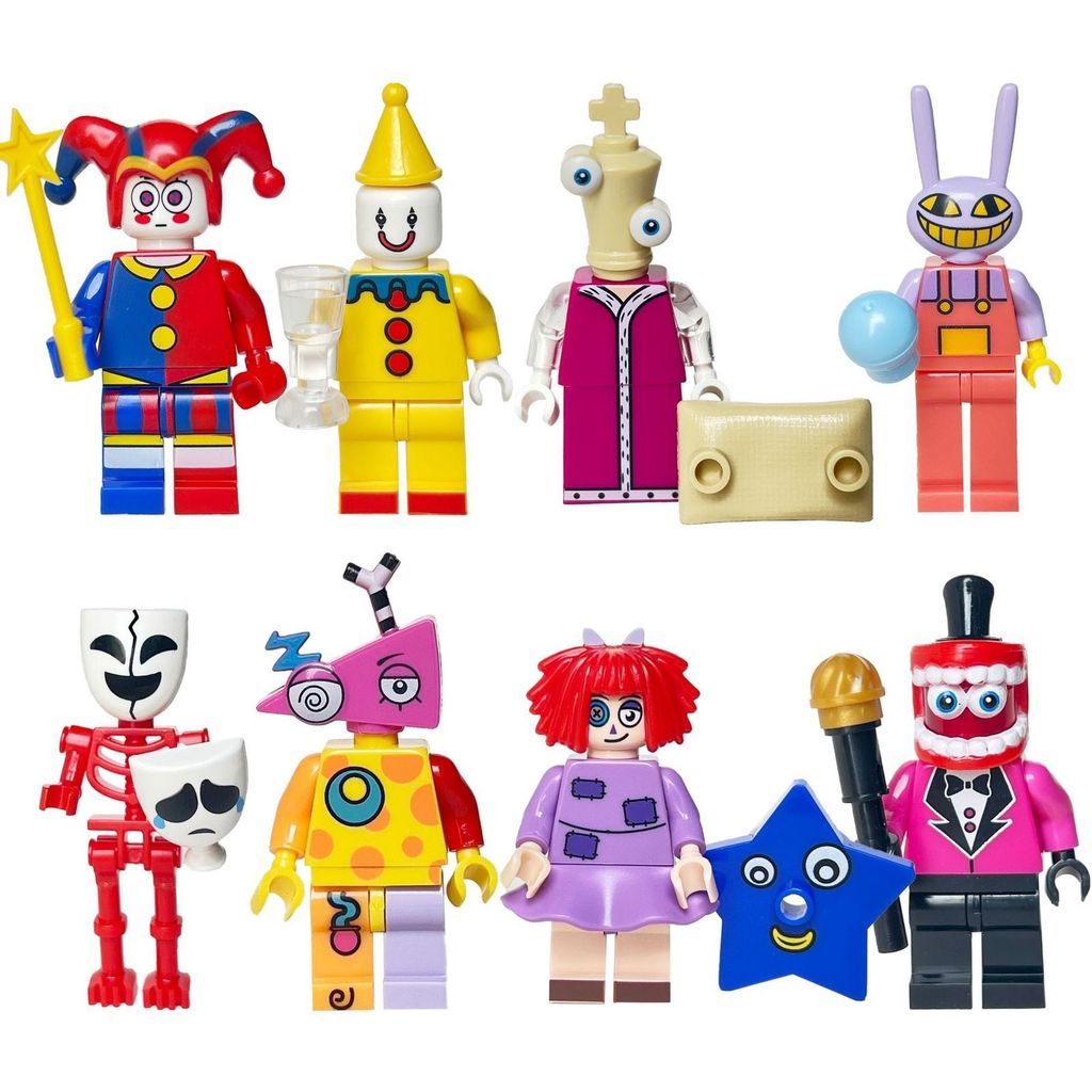 เข้ากันได้กับ Lego Magic Circus Digital Building Blocks Pam Building Blocks อนุภาคขนาดเล็กของเล่นเพื