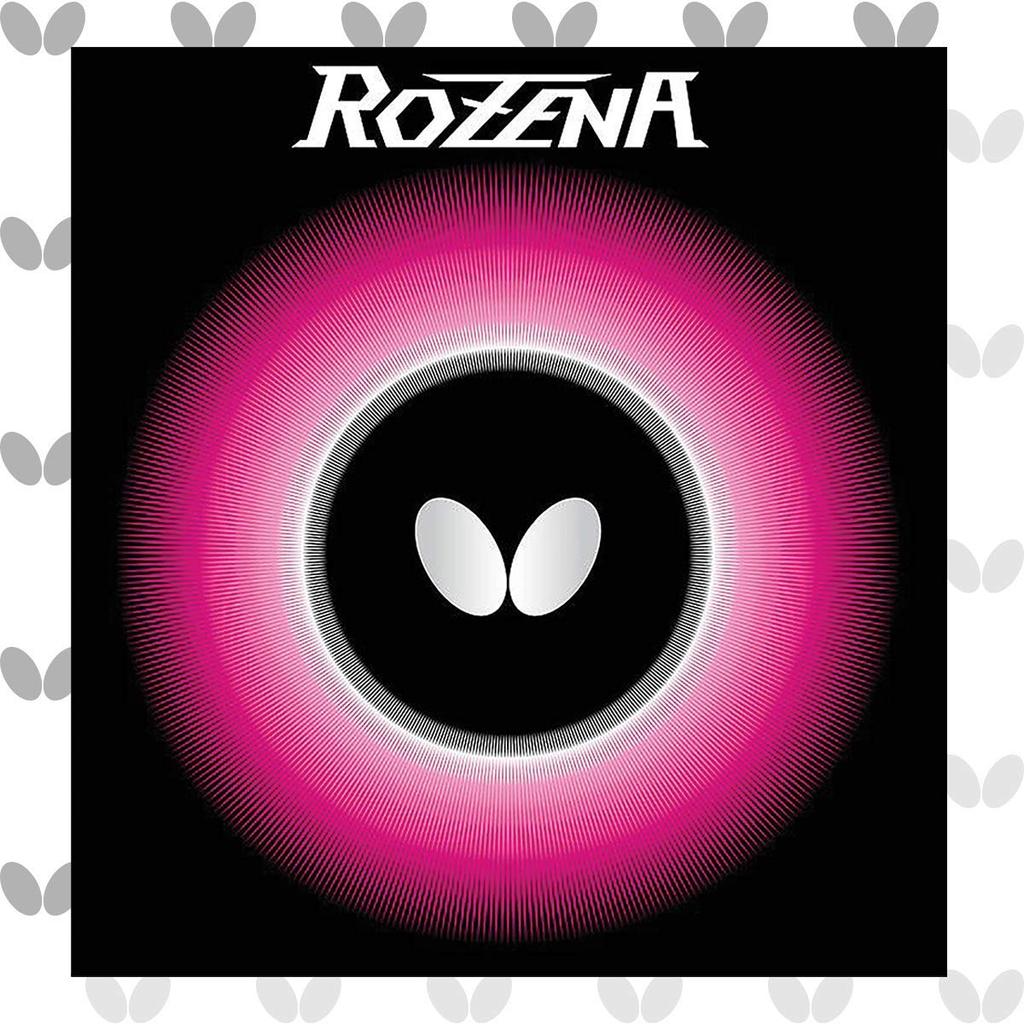 Butterfly Table Tennis Offensive Rubber Rozena 06020 Black Medium