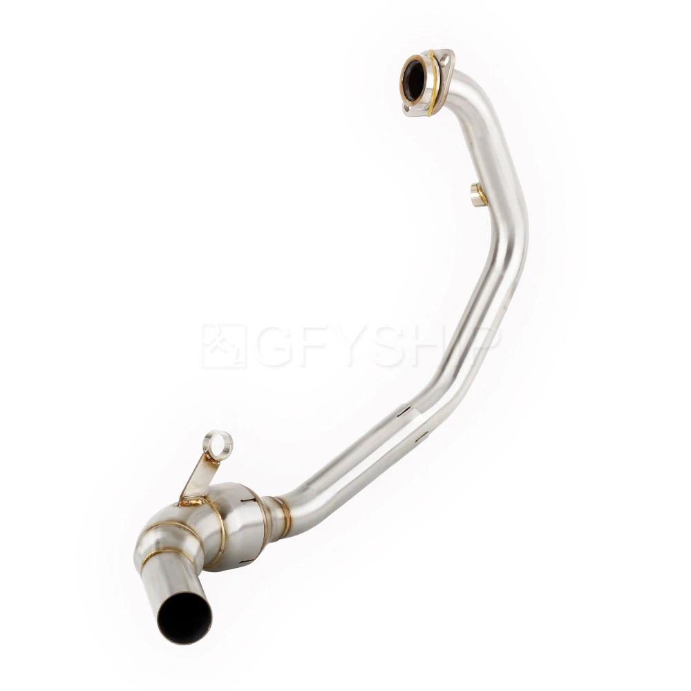 GF สำหรับ KTM Duke 390 2021 Duke 125 390 21 Duke 250 Duke390ท่อไอเสียด้านหน้าและท่อเชื่อมกลาง51มม.