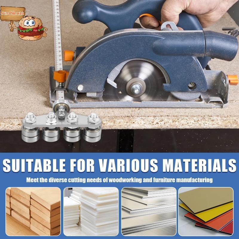 Sun Multiuse ตําแหน่งเครื่องมือวัดคาลิปเปอร์สําหรับตัดไม้ที่แม่นยํา DIY ช่างไม้ Home Workshop ส่องแส