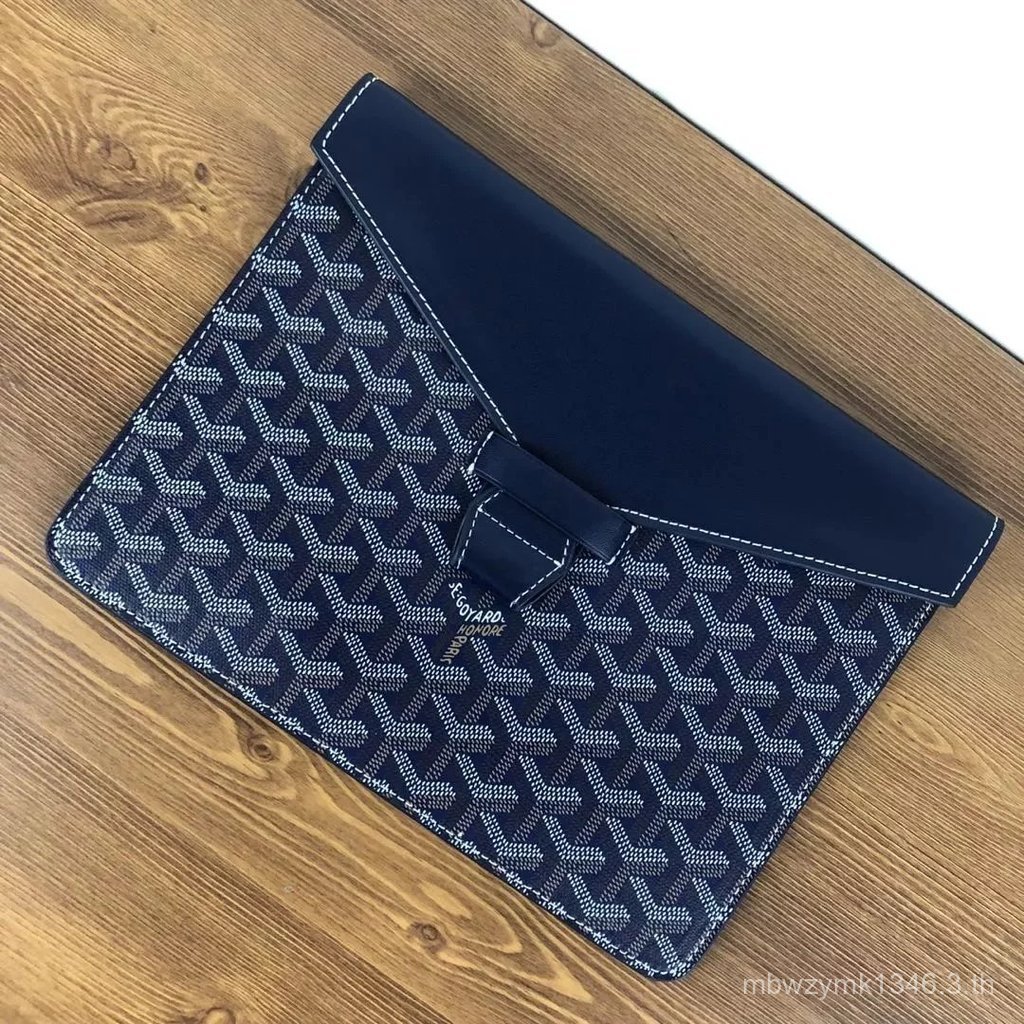 ผู้ชายกระเป๋าคลัทช์แฟชั่นEnd goyard 19 ใหม่กระเป๋าคลัทช์บางเฉียบสามารถพลิกรวมมีกระเป๋าด้านหน้าด้านหล