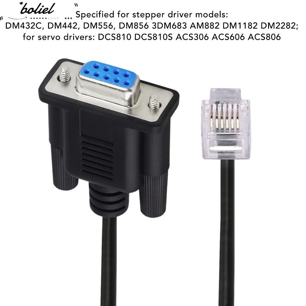 BOLIEL 6P6C LAN , หญิง Plug and Play RS232 DB9Pin หญิง RJ11 RJ12, ป้องกันการรบกวน RS232 ถึง RJ11 RJ1