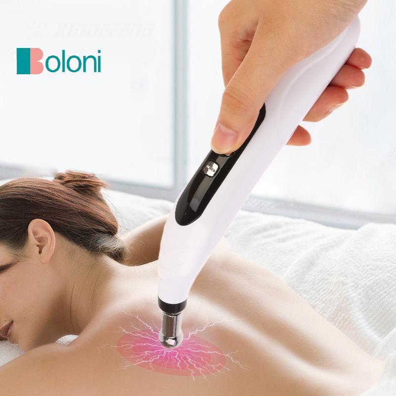 [Boloni] ปากกาฝังเข็มอิเล็กทรอนิกส์ Meridian Energy Acup Meridian Massage Pen ปากกานวดการไหลเวียนพลังงานชนิดบรรจุกล่องกายภาพบําบัดใหม่