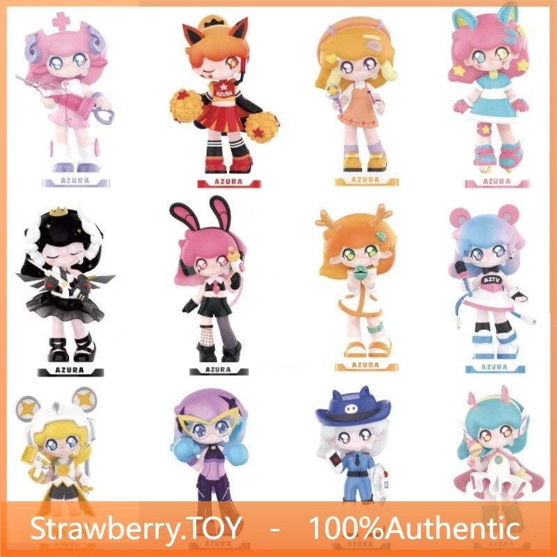 P POPMART POPMART AZURA Animal Competitive Series Mystery Box Figure เครื่องประดับน่ารัก